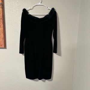 Elegant Black Off-Shoulder Dress
